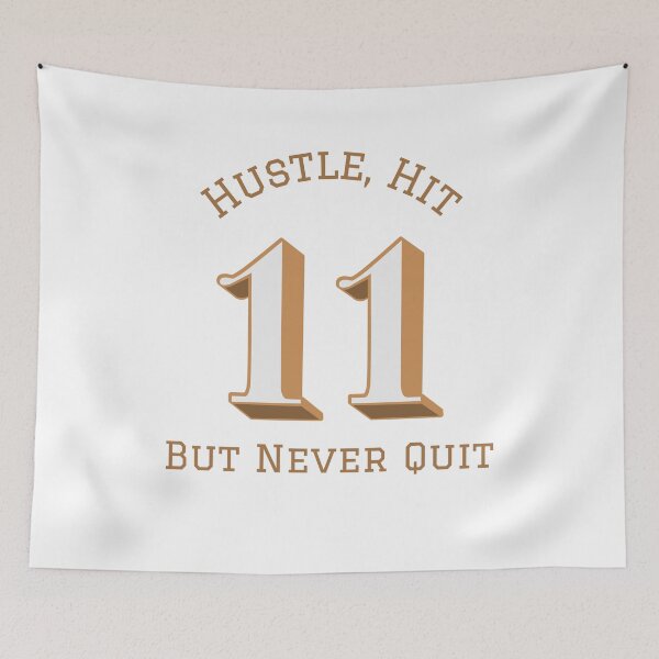 Item preview, Squash: Hustle, Hit, But Never Quit designed and sold by JJWilsonTees.