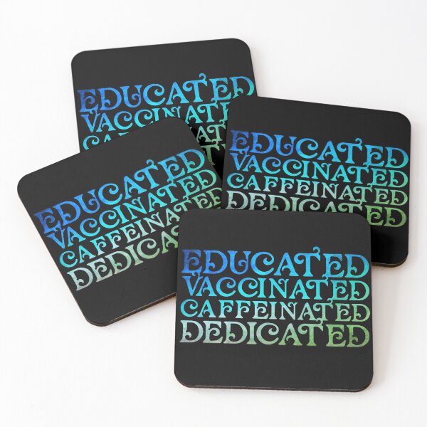 Item preview, Educated Motivated Vaccinated Gift funny saying designed and sold by RedCut.