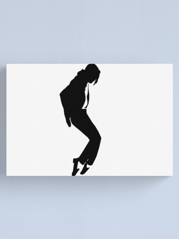 Michael Jackson MJ Black Canvas Print