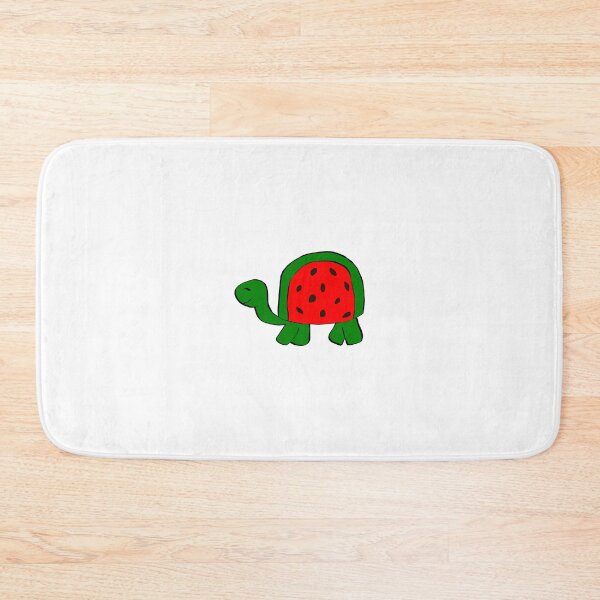 Item preview, cute funny water melon green turtle designed and sold by hayamahsud.