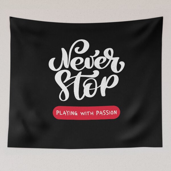 Item preview, Squash: Never Stop Playing with Passion designed and sold by JJWilsonTees.