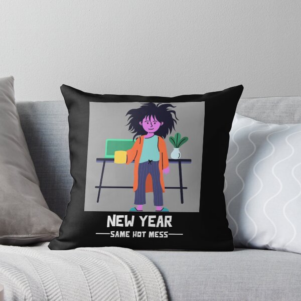 Item preview, Año nuevo, el mismo lío caliente - Trabaja desde casa designed and sold by Clothing-Guru.
