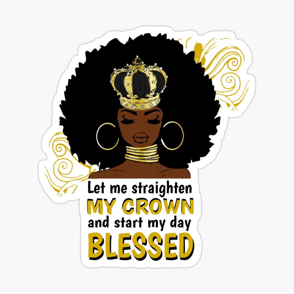 Let Me Adjust My Crown and Get My Day Started Motivational Wall Art ...