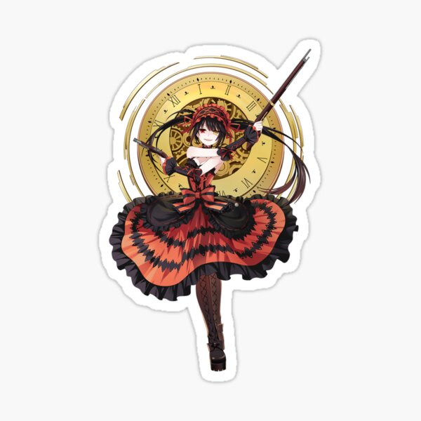 Date A Live Kurumi Tokisaki Anime Car Window Decal Sticker 009