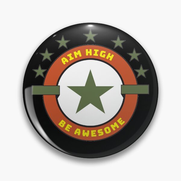 Item preview, Aim High Be Awesome designed and sold by RadhaWords.