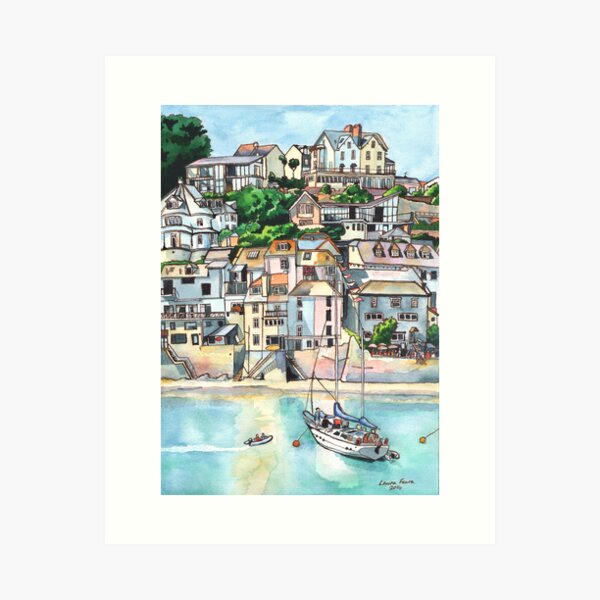 Salcombe, Kingsbridge Estuary, Devon Art Print
