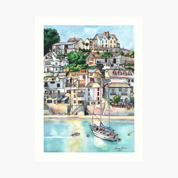 Salcombe, Kingsbridge Estuary, Devon Art Print
