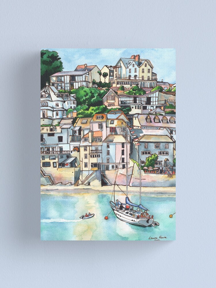 Alternate view of Salcombe, Kingsbridge Estuary, Devon Canvas Print