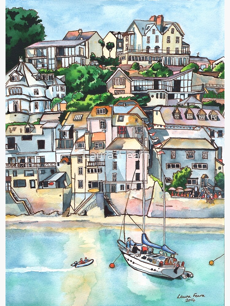 Salcombe, Kingsbridge Estuary, Devon by Laura-Fearn