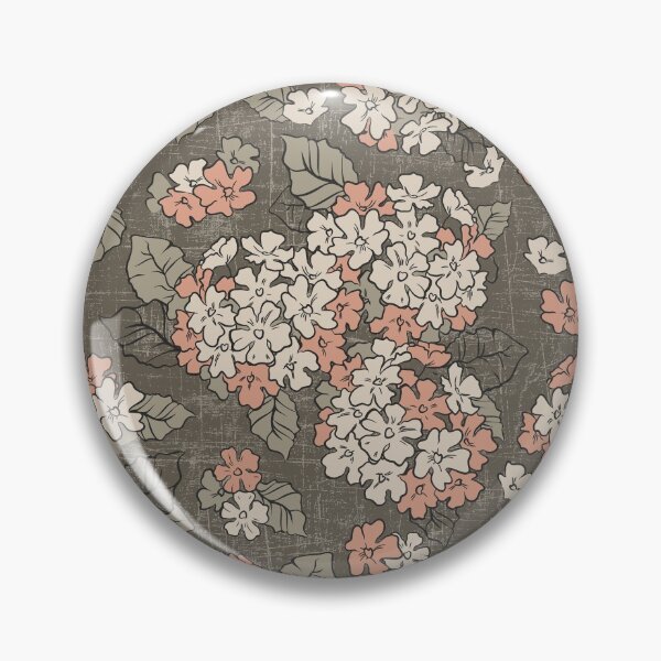 Item preview, Delicate hydrangea on a taupe background designed and sold by lents.