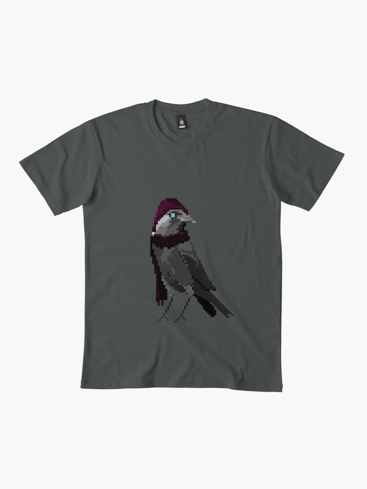 Thumbnail 2 of 4, Premium T-Shirt, Sneaky Jackdaw designed and sold by AdventureBirds.