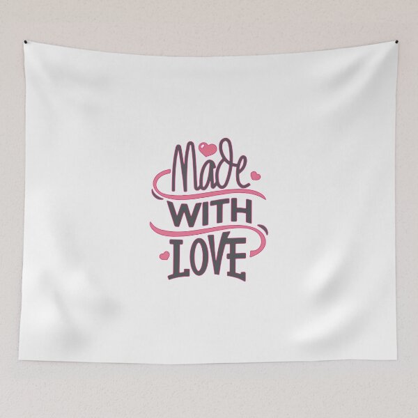 Item preview, Made with love t-shirt design  designed and sold by zouhairchnafa.