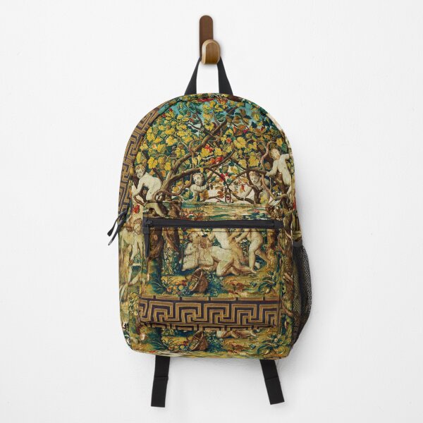 Item preview, PUTTI IN VINYARD GRAPE HARVEST ,Grapes and Grape Vines Antique Floral Tapestry designed and sold by BulganLumini.