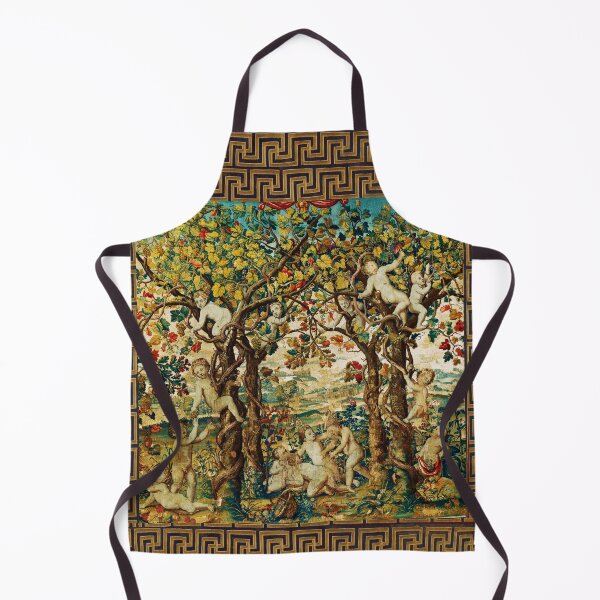 Item preview, PUTTI IN VINYARD GRAPE HARVEST ,Grapes and Grape Vines Antique Floral Tapestry designed and sold by BulganLumini.