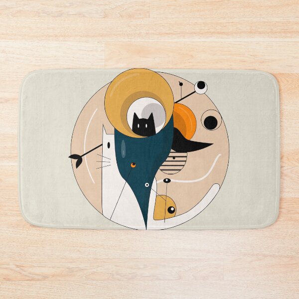 Item preview, Abstract Geometrical Cats and Shapes designed and sold by Poserbone.