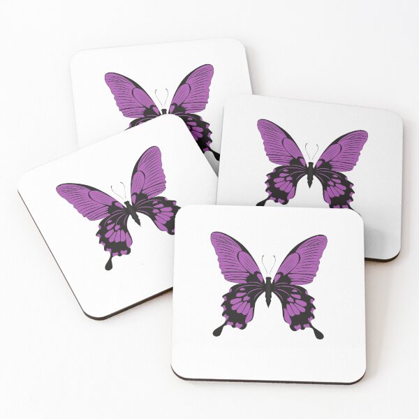 Item preview,  Purple Butterfly Emoji, Purple Butterfly Emoji Cute Kawaii Epilepsy Awareness  designed and sold by Airmilly Store.