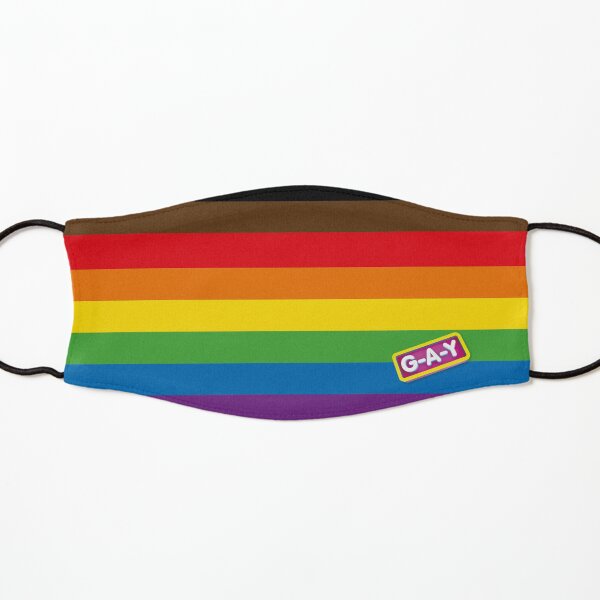 G-A-Y - POC Rainbow Flag Kids Mask