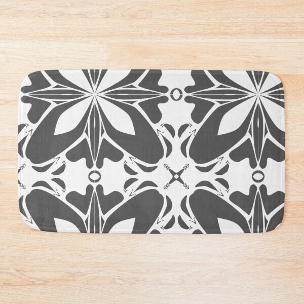 Item preview, Flower Pattern in Black and White Design 511 designed and sold by Artnigel.