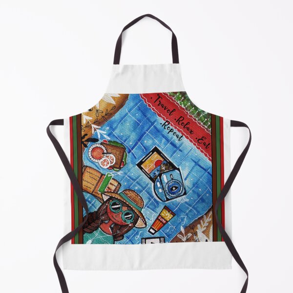 Item preview, Travel relax eat repeat  designed and sold by Hast-nirmit.