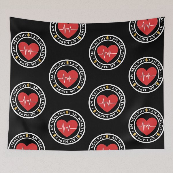 Item preview, I am healthy I am wealthy designed and sold by hax28.