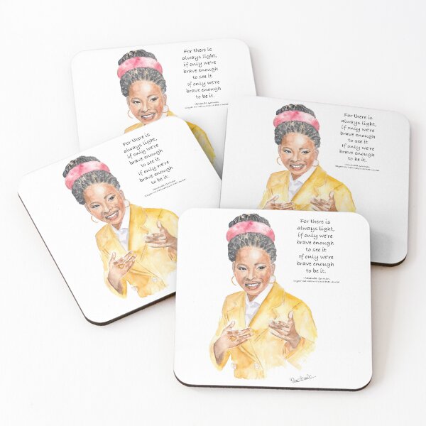 Item preview, Amanda Gorman Watercolor designed and sold by blugrn-design.