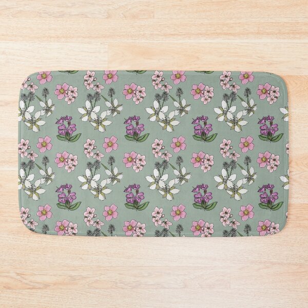 Item preview, Alpine Flowers Pattern designed and sold by 1WildCoast.