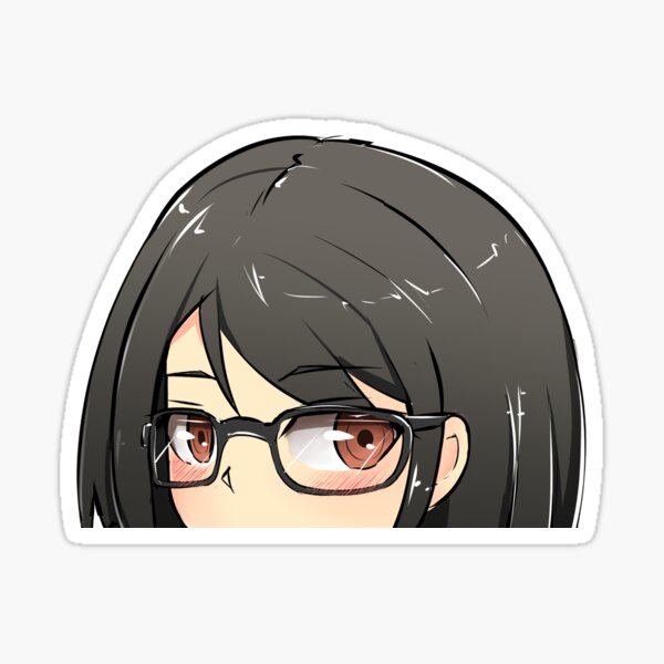 Anime Girl With Glasses Gifts Merchandise Redbubble