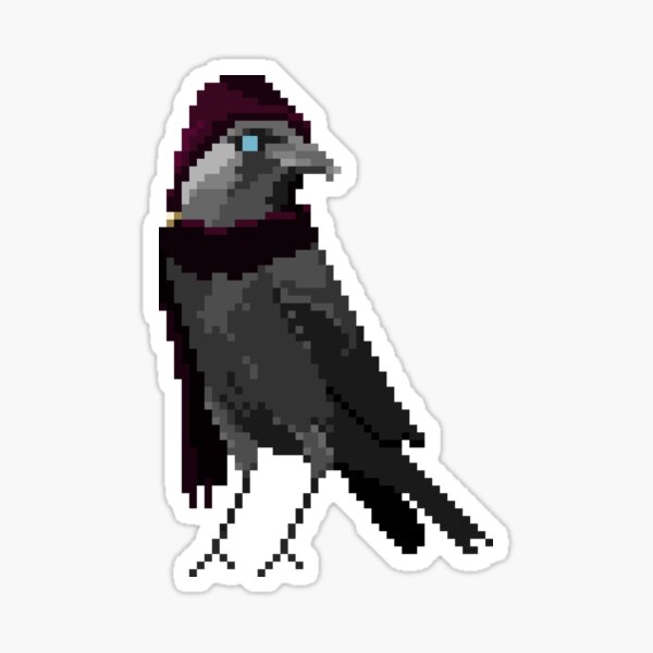 Sneaky Jackdaw Sticker