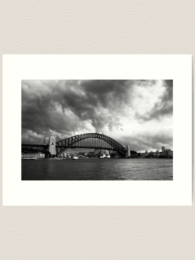 Alternate view of Creeping Storm - Sydney Australia Art Print