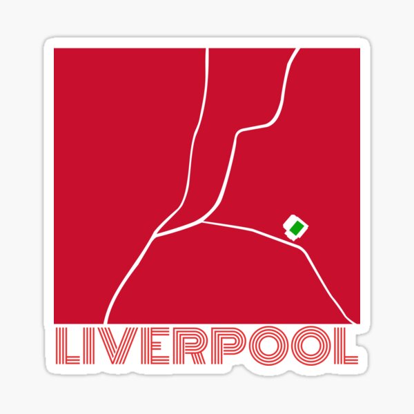 Item preview, Liverpool FC Road Map designed and sold by Ponceston Design.