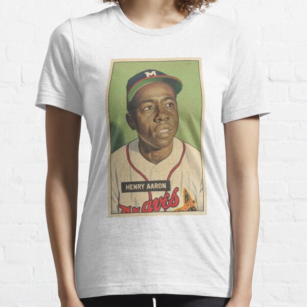 hank aaron jersey Essential T-Shirt for Sale by kmf1313