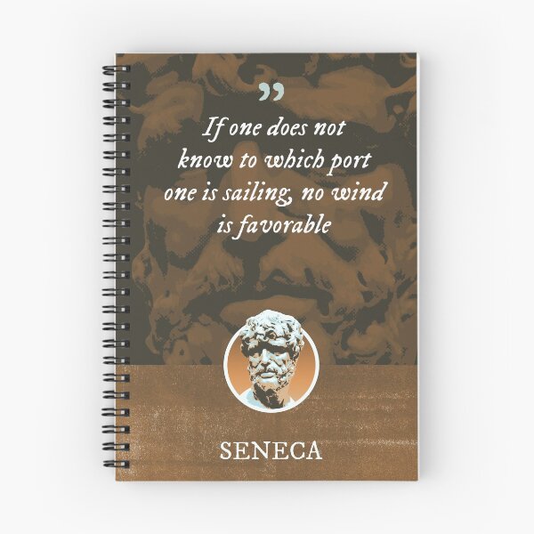 Item preview, Seneca - If one does not know to which port one is sailing, no wind is favorable designed and sold by Syahrasi.