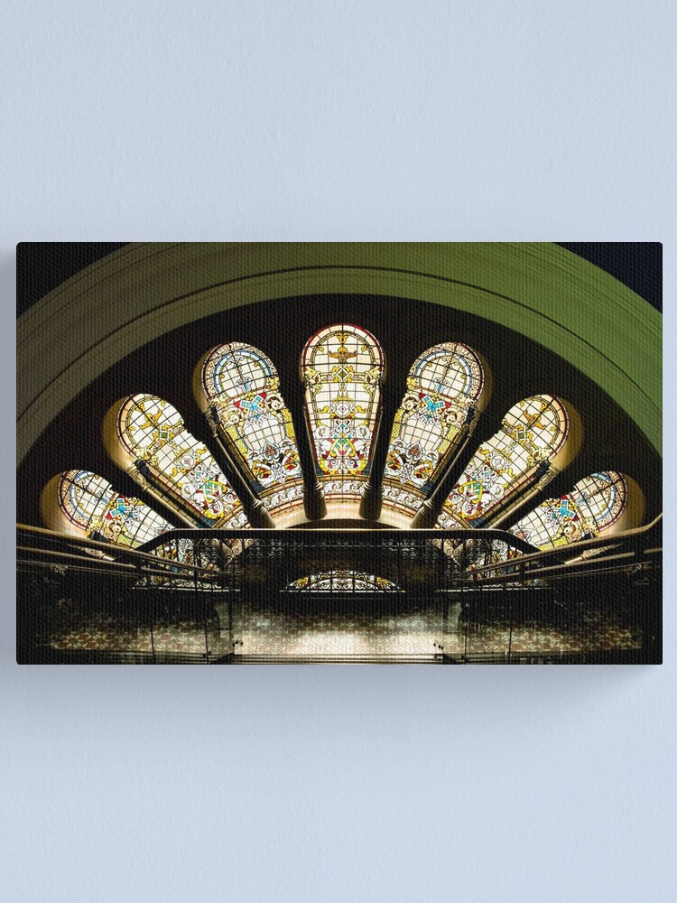 Alternate view of Leadlight sunshine - Sydney Australia Canvas Print