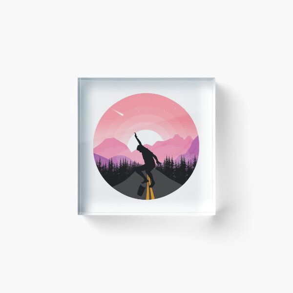 Item preview, Skateboard Landscape Artwork designed and sold by PerfectTees03.