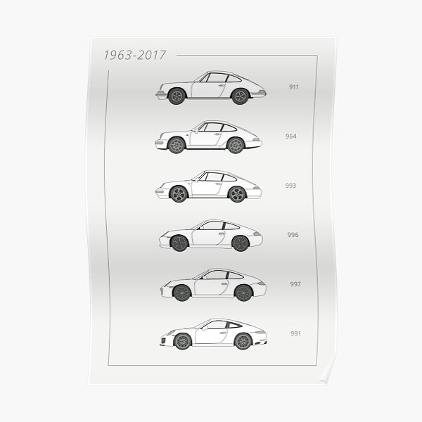 911 - Car Poster Poster