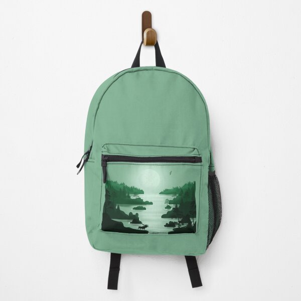 Item preview, Norwegian Fjords 2 - Minimal Art in Green designed and sold by Julia Rudens.