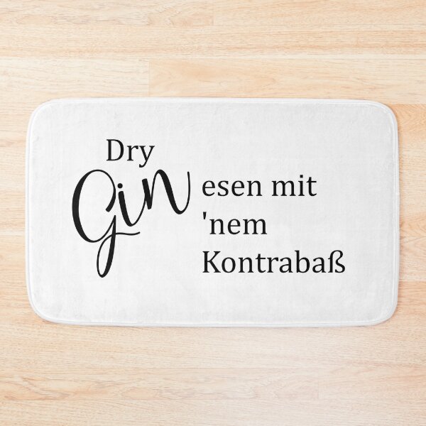 Item preview, Dry gin es with a double bass designed and sold by newtralic.