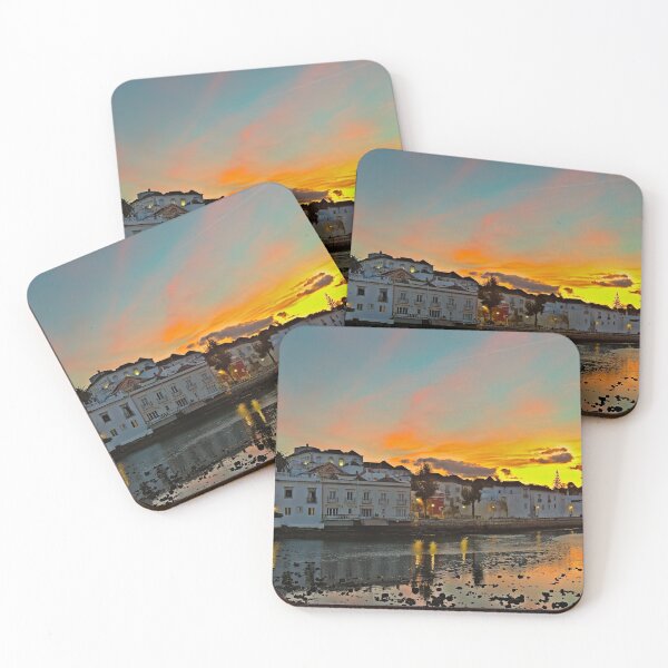 Item preview, Sunset from Tavira Antique Bridge designed and sold by AngeloDeVal.
