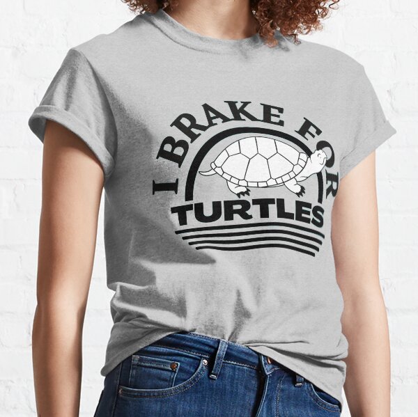 Item preview, I Brake for Turtles designed and sold by Brat-Cat-Shirts.