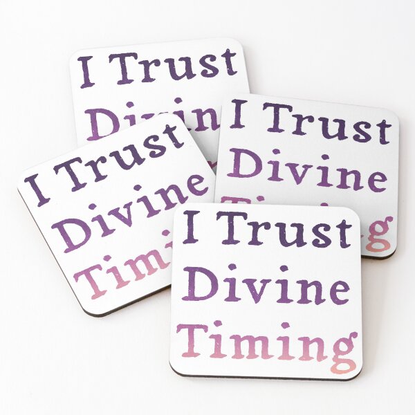 Item preview, I Trust Divine Timing designed and sold by Simply Lovely Energy.