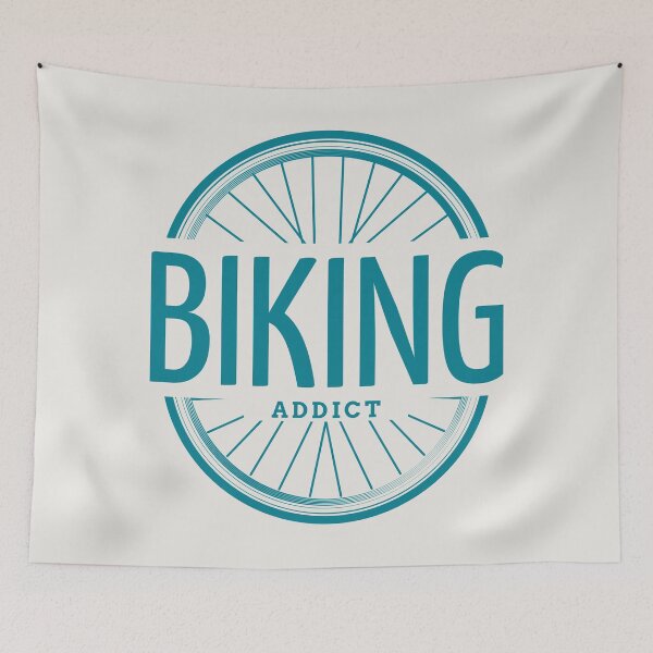 Aperçu de l'œuvre Cyclisme Lifestyle - Biking Addict créée et vendue par ManiaTeec.