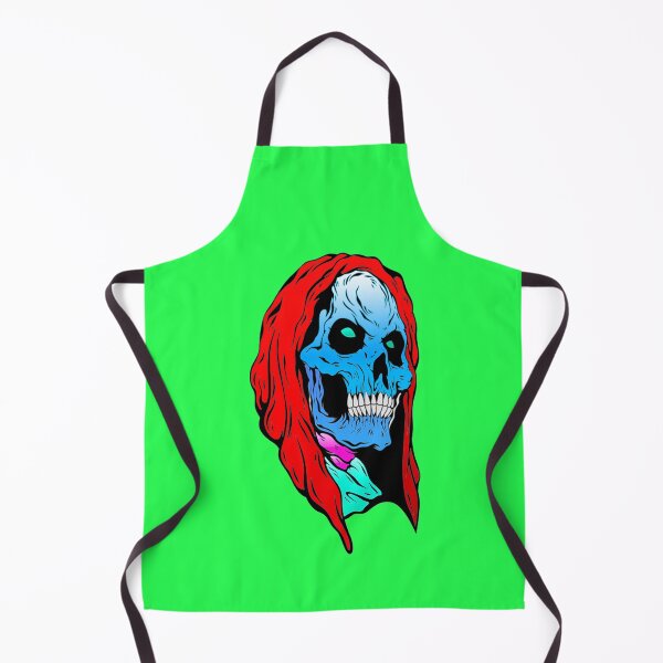 Aperçu de l'œuvre Skull Girl-Grim-Reaper-Head Rouge- créée et vendue par MANINFEAR.