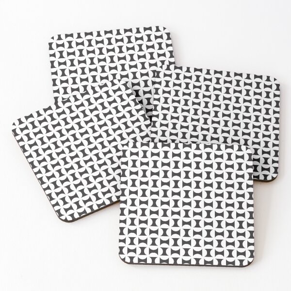 Item preview, Geometric Pattern 238 (black white curves) designed and sold by Geometric Patterns.