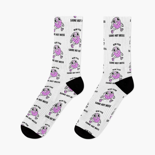 Item preview, New Year Same Hot Mess - Running Donut designed and sold by Clothing-Guru.