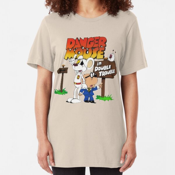 Danger Mouse Retro Japanese Women/'s T-Shirt