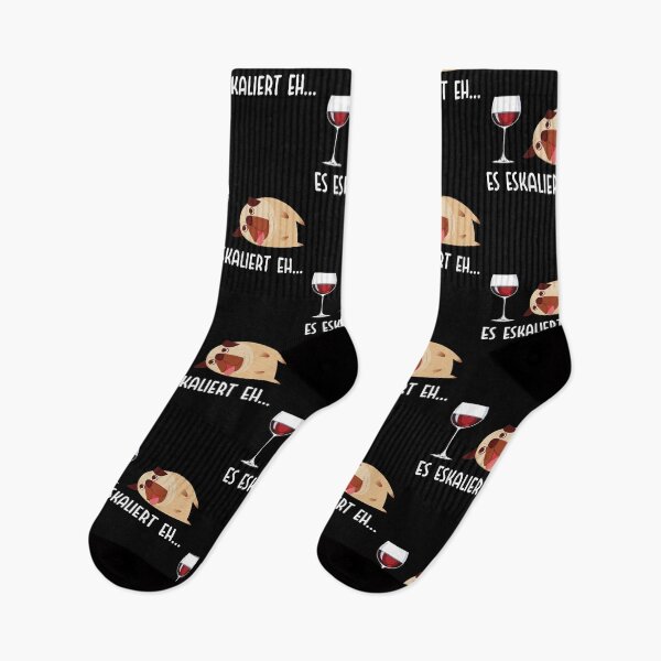 Item preview, Pug Wine Escalates - Dog & Red Wine Funny Saying designed and sold by Lenny Stahl.