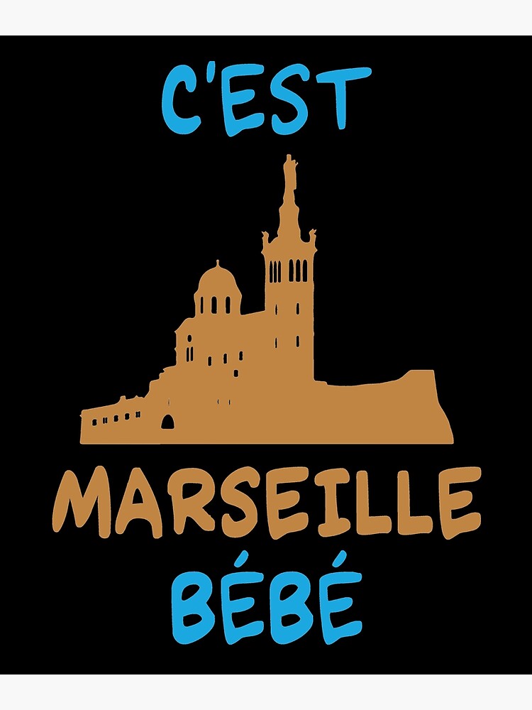 Affiche Marseille bébé
