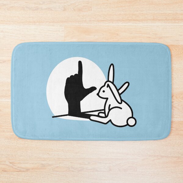 Item preview, Funny Rabbit shadow hand Loser Geek Nerd hand sign designed and sold by LaundryFactory.