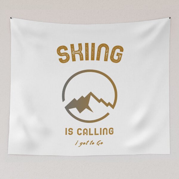 Item preview, Freeride skiing - skiing is calling designed and sold by JJWilsonTees.