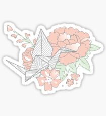 Origami Floral Sticker